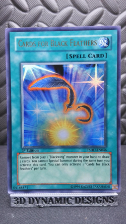 | Yugioh Cards for Black Feathers TSHD-EN046 1st Ultra The Shining LP 🔥 | - Image 1