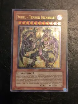 Yu-Gi-Oh! ULTIMATE RARE CARD YUBEL - TERROR INCARNATE PTDN-EN007 LP - Image 1