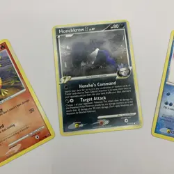 Joblot Bundle 3 x Platinum Pokemon Cards TCG 2009 Torchic Prinplup Honchkrow - Image 3