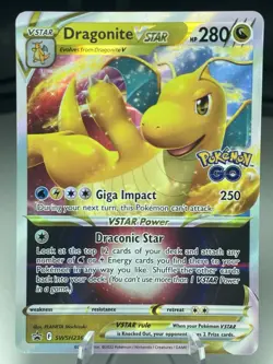 Dragonite VSTAR - Pokemon Go Black Star Promo - SWSH236 - NM- Pokemon Card TCG - Image 1