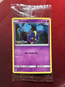 COSMOG 64/149 Sun & Moon TOYS "R" US STAMP promo SEALED HOLO Pokemon TCG card - Image 1