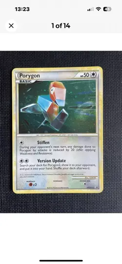 Pokemon TCG Porygon2 HGSS Holo Promos 2 Card Bundle Private Listing Only - LP/NM - Image 3