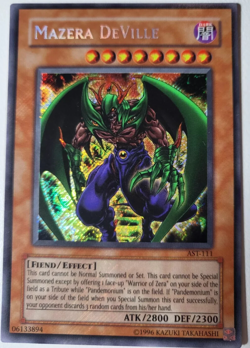 Mazera DeVille - AST-111 Secret Rare YuGiOh TCG Card - Image 1
