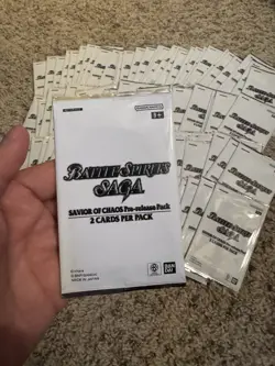 Battle Spirits Saga Card Game Savior Of Chaos Pre release English 85x Packs - Image 2