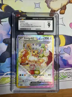 CGC 9 Eevee Ex SVP 174 SPC Prismatic Evolutions Premium Pokemon Card - Image 1