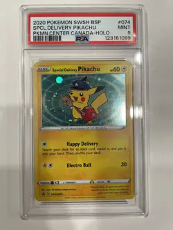 Special Delivery Pikachu SWSH074 SWSH: Sword & Shield Promo Cards Holo - Image 1