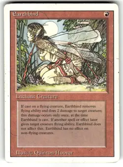 MTG Magic the Gathering Earthbind (147/306) Revised Edition NM/SP - Image 1