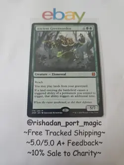 1x Ancient Greenwarden, NM Zendikar Rising MTG - Image 1