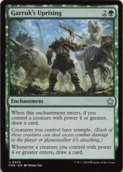 Garruk's Uprising U Foundations 220 LP-NM - Image 1
