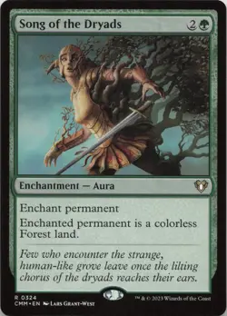 Song of the Dryads R Commander Masters 324 NM MTG - Image 1