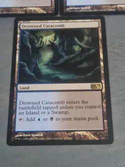 MTG Drowned Catacomb X3 - Rare Land - Image 2