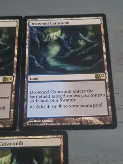 MTG Drowned Catacomb X3 - Rare Land - Image 3