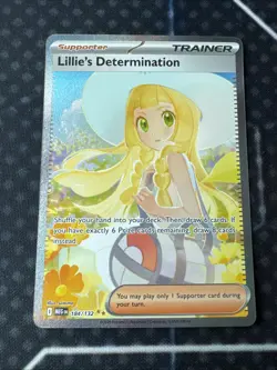 2025 Pokemon Evolution Lillie's Determination Special Illustration Rare #184/132 - Image 2