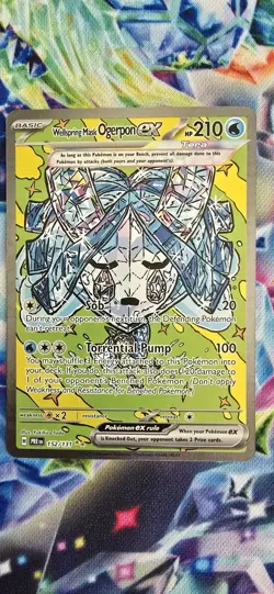 Wellspring Mask Ogerpon EX 152/131 Prismatic Evolutions Pokemon TCG - Image 1