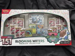 Pokemon TCG Scarlet & Violet 151 Blooming Waters Premium Collection Box Sealed - Image 1