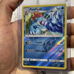 Pokemon Feraligatr Uncommon Reverse Holo Shining Legends 20/73 Pokemon TCG NM - Image 2