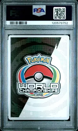 2011 POKEMON WORLD CHAMPIONSHIPS PROMO TWINBOAR #96 MAGNEZONE PSA 8 - Image 2