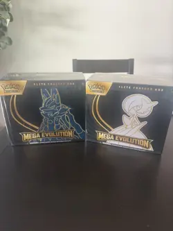 (Set of 2) Pokemon Mega Evolution Elite Trainer Box ETB New In Hand Sealed 1each - Image 1