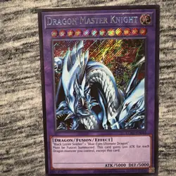 Yu-Gi-Oh! TCG Dragon Master Knight LCKC-EN065 1st Edition Secret Rare Card - Image 1
