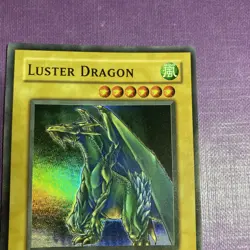YUGIOH Super Rare Luster Dragon LOD-050 NM - Image 2