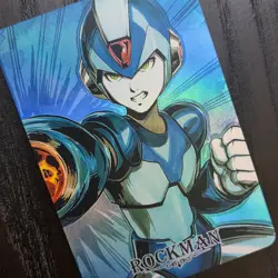 CARDDASS MASTERS ROCKMAN Megaman X Video Game Holo Trading Card D36 - Image 4