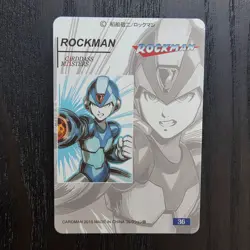 CARDDASS MASTERS ROCKMAN Megaman X Video Game Holo Trading Card D36 - Image 5