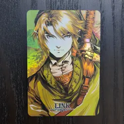 CARDDASS MASTERS Legend of Zelda LINK Hero of Time Video Game Holo TCG Card D35 - Image 1