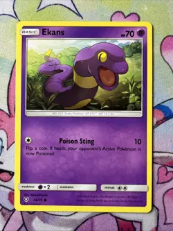 Ekans 36/73 - LP Shining Legends - Pokemon 2017 Common TCG Card - Image 1