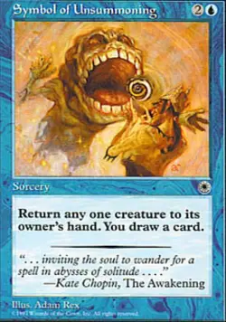 Symbol of Unsummoning - Light Play MTG Portal - Image 1