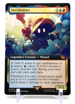 Magic the Gathering:MTG Final Fantasy (FIN)-Vivi Ornitier -Extended Art NON FOIL - Image 1