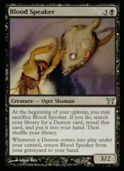 Blood Speaker - Light Play MTG Champions of Kamigawa - Image 1