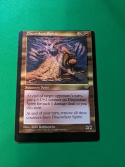 Discordant Spirit Mirage off center miscut misprint error mtg - Image 1
