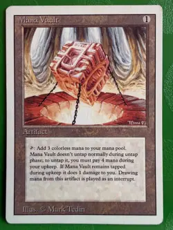 MTG Magic the Gathering - Mana Vault - Revised (3ED) - Image 1