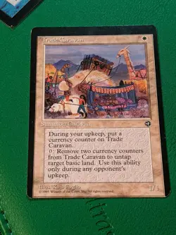 MTG Trade Caravan Homelands off center miscut misprint error - Image 1