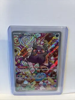 Pokemon Morpeko 206/182 SV04: Paradox Rift Illustration Rare Holo - Image 1