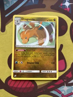 Pokemon Dragonite 119/181 - Reverse Holo - SM Team Up - Expanded GLC - Excellent - Image 1