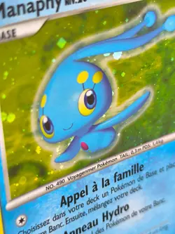 Carte Pokemon Manaphy 9/130 Holographique Diamant et Perle Bloc DP FR - Image 5