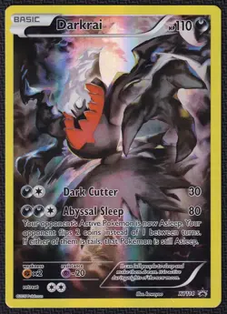 Pokemon Darkrai XY114 Full Art Black Star Promo - Image 1