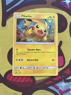 Pokemon Pikachu SM76 - SM Black Star Promo - Excellent - Cosmos - Image 1