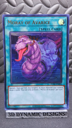 | Yugioh Moray of Avarice POTE-EN084 Ultra Rare Power Of The Elements NM 🔥 | - Image 1