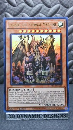 | Yugioh Carnot the Eternal Machine PHNI-EN024 1st Ultra Phantom NM 🔥 | - Image 1
