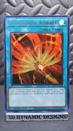 | Yugioh Sky Striker Maneuver Afterburners! BLC1-EN024 1st Edition NM 🔥 | - Image 1