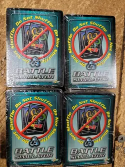 Lot of 4 Dragon Ball Z 55 Cards TCG CCG Battle Simulator Score 2001 Cell saga - Image 1