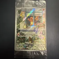 Pokemon Charmander #044 ETB Promo SV03: Obsidian Flames - SEALED CARD - Image 1