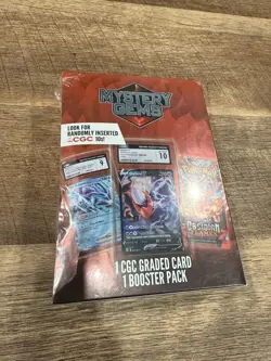 Pokemon Mystery Gems - 1 CGC Graded Card & 1 TCG Booster Pack - New Sealed Box - Image 2
