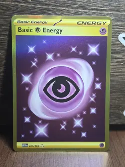 Basic Psychic Energy 207/165 Hyper Rare Gold Scarlet & Violet 151 Pokemon Card - Image 1