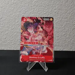 Monkey D Luffy - P-006 Winner Pack Vol. 1 Promo Prize One Piece Card Eng LP - Image 1