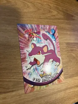 Rattata - #19 - Topps - Series 1 - Pokemon Card - Near Mint - Image 2