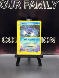 Chinchou 70/147 Reverse Holo Aquapolis English Pokemon Card WoTC E-Reader - Image 1