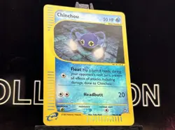 Chinchou 70/147 Reverse Holo Aquapolis English Pokemon Card WoTC E-Reader - Image 4